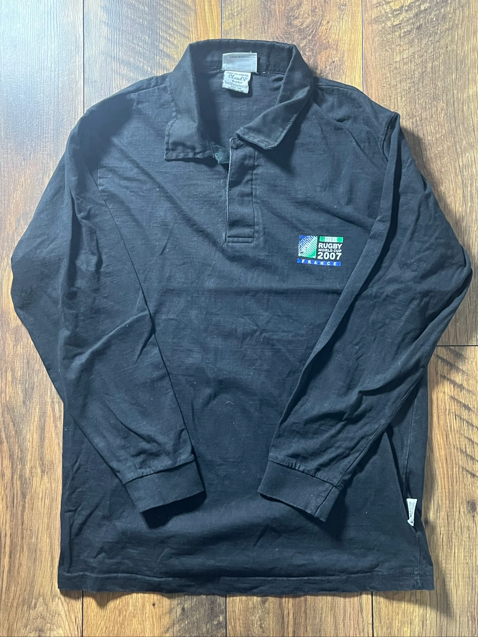 Polo rugby vintage officiel licence - Rugby World Cup France 2007 - taille M/L - très bon état